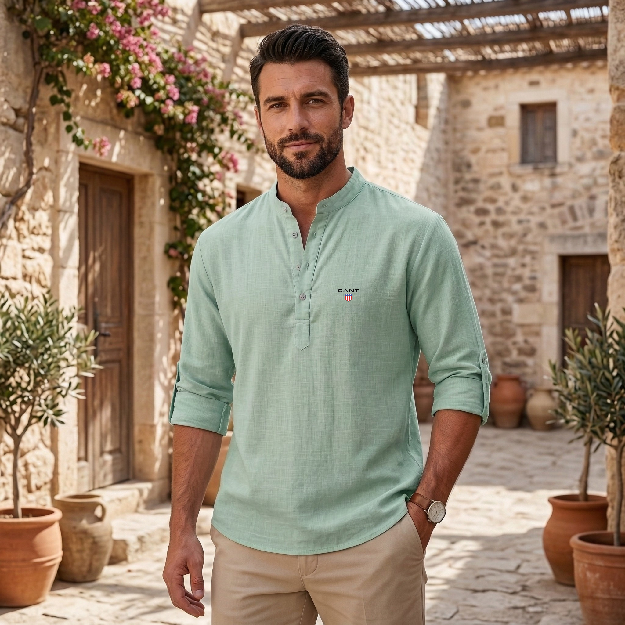 GANT® Casual Henley-tröja