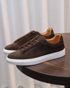 Softey Suede Low Sneakers - brun