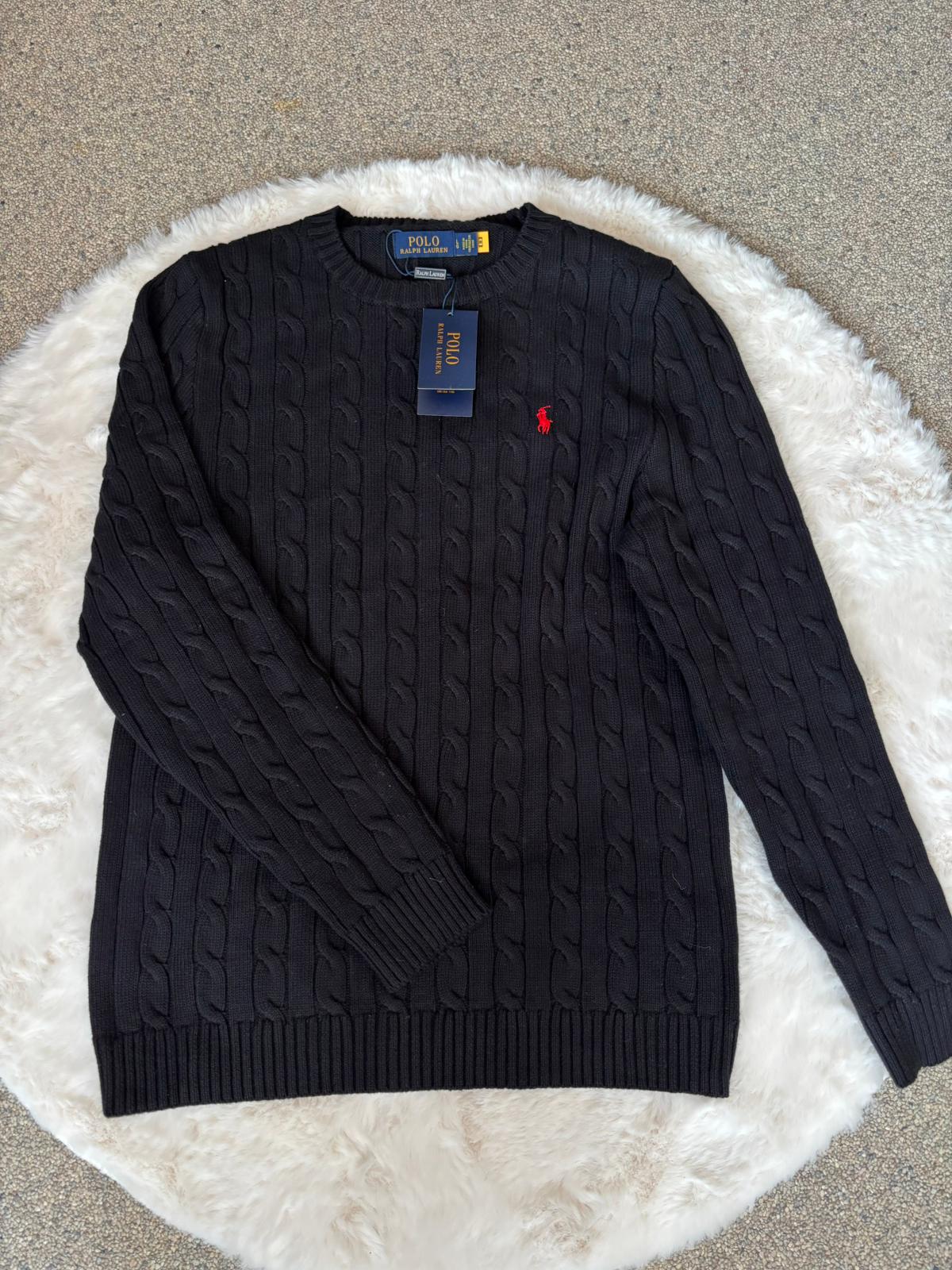 Ralph Lauren Cable-Knit Crew-Neck