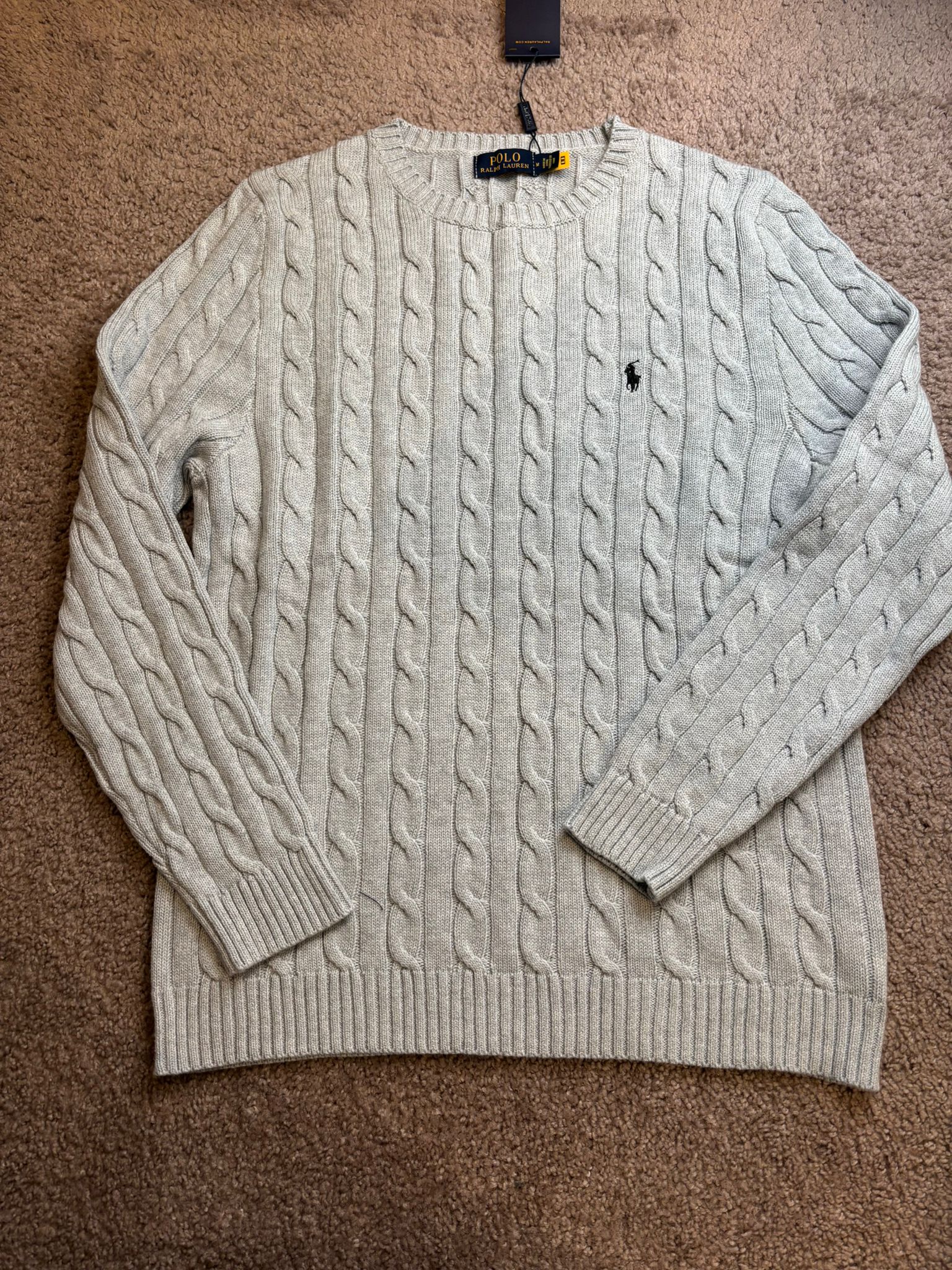 Ralph Lauren Cable-Knit Crew-Neck
