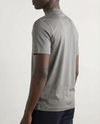 Glansig t-shirt med rund hals