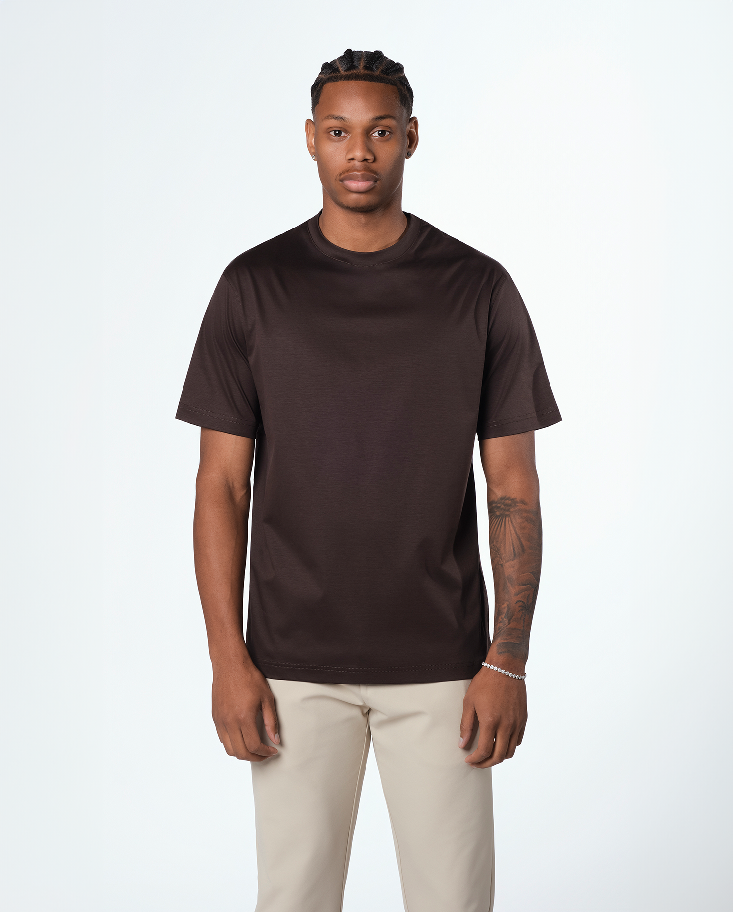 LYXIG T-SHIRT - BRUN