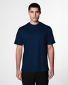 LYXIG T-SHIRT - MARINBLÅ