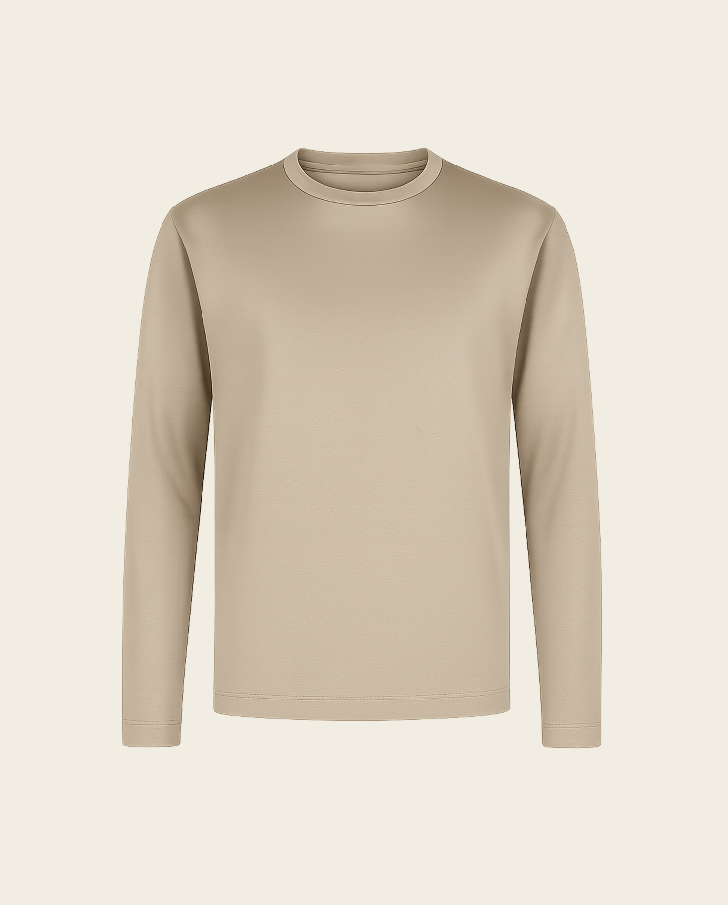 LYXIG L/S T-SHIRT - BEIGE
