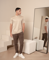 LYXIG T-SHIRT - BEIGE